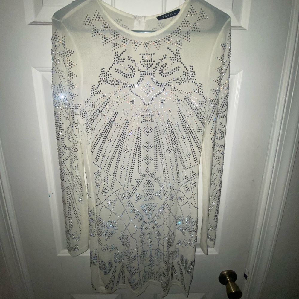 Rhinestoned Dress